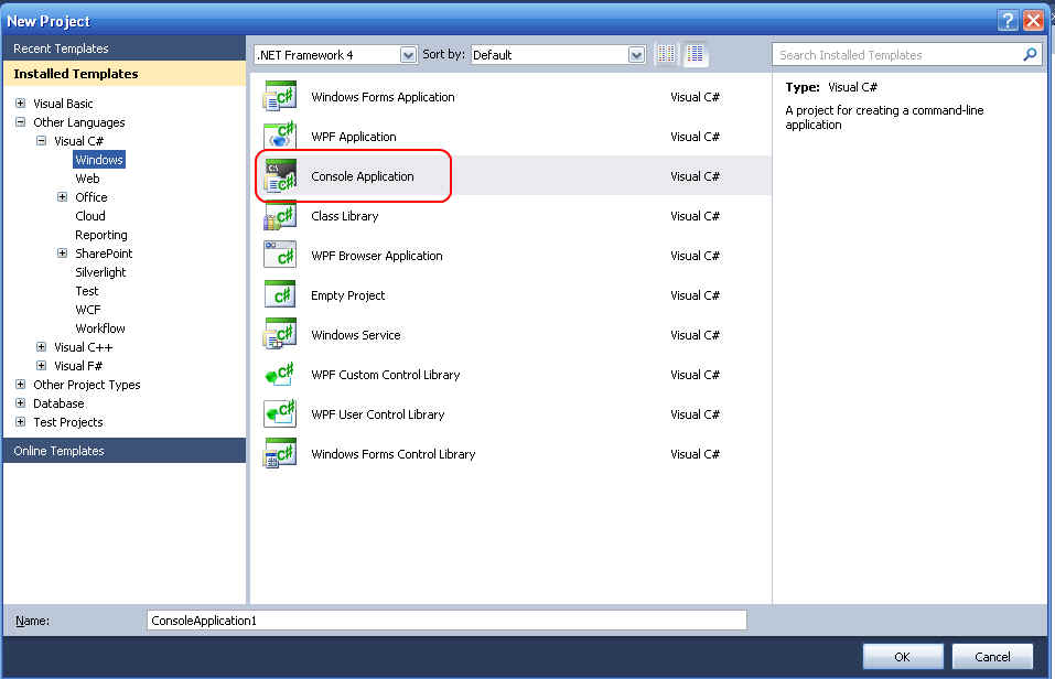 Visual C#  .  3.   (Console, WriteLine, ReadLine) 